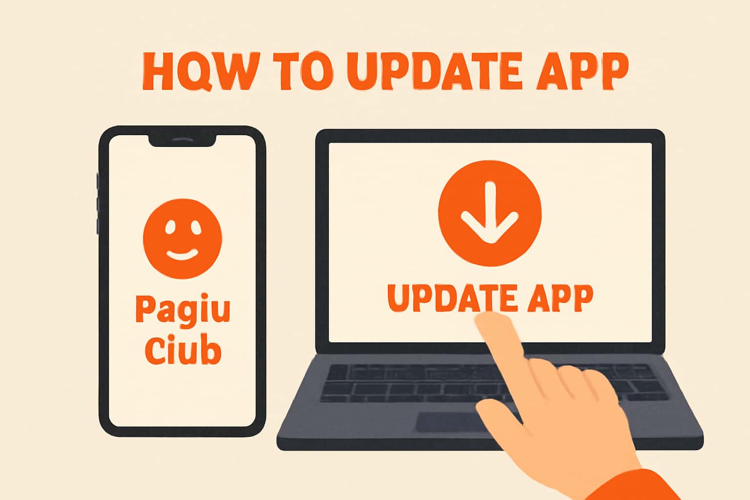 A visual representation of the Paglu Club update process.