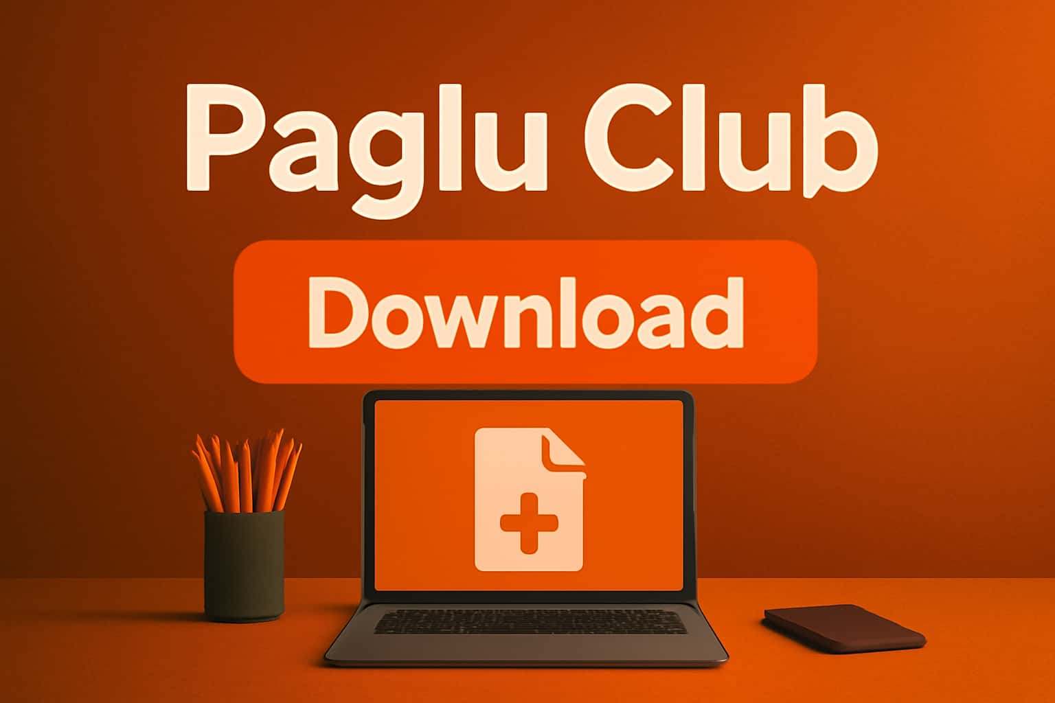 Visual representation of Paglu Club Download process with prominent text.