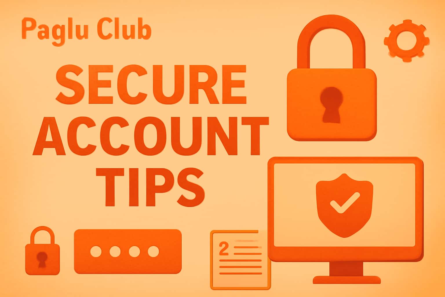Secure Paglu Club Account Tips scene with emphasis on security.