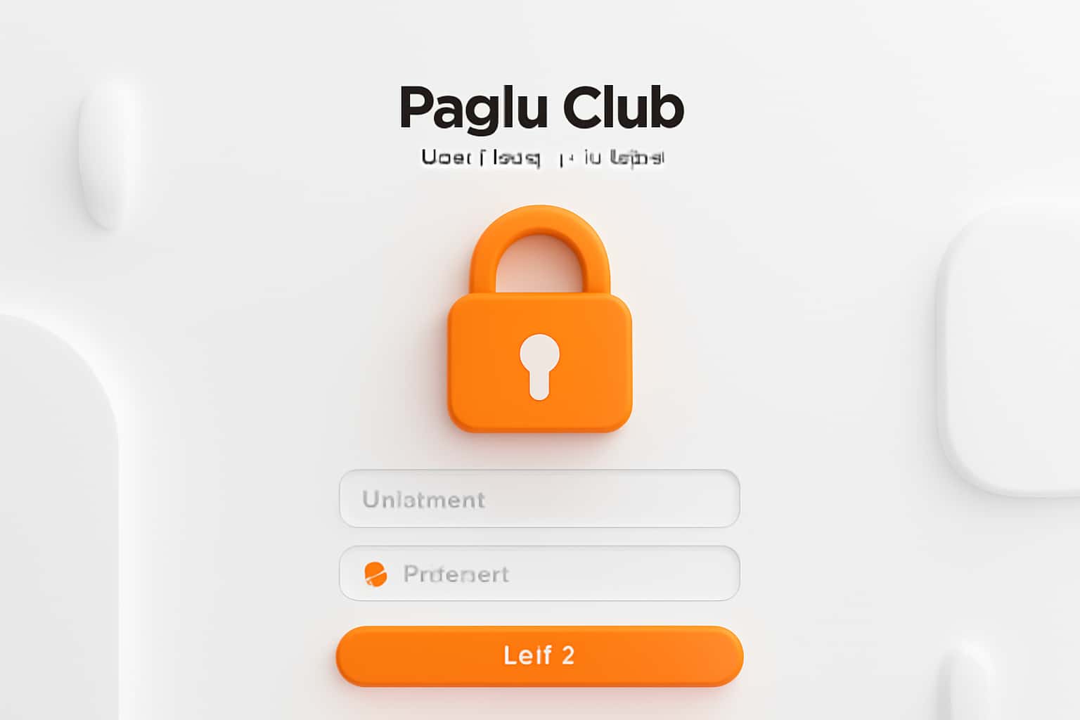 Paglu Club User Authentication Interface